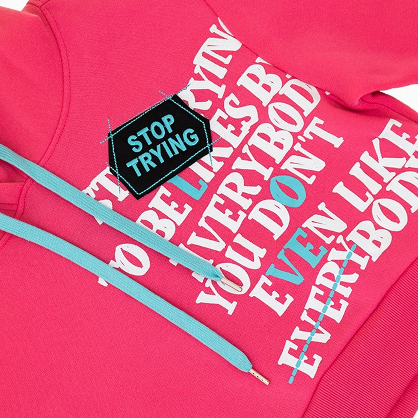 Women's Fleece Crop Graphic Pull Over Hoodie