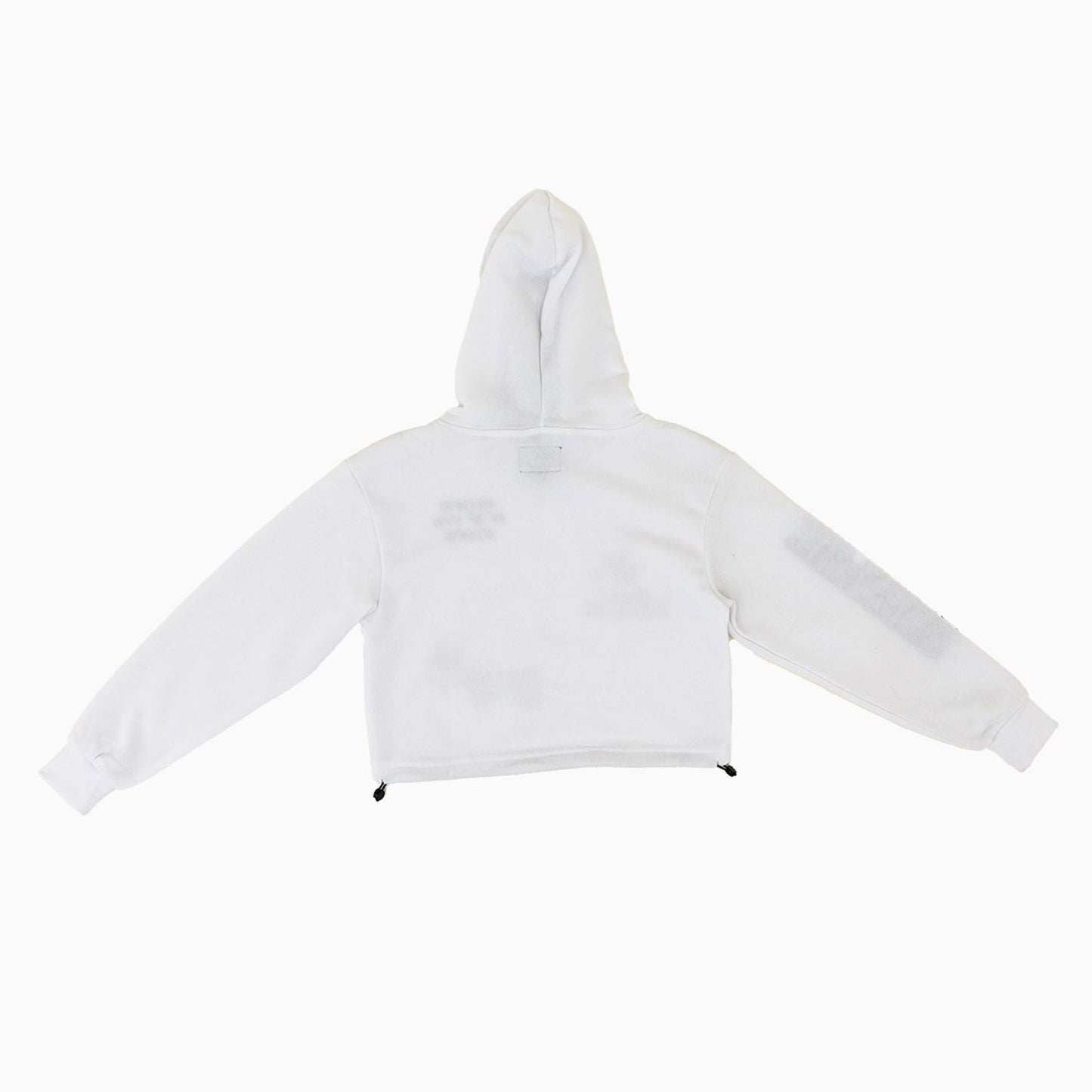 Women's Fleece Crop Graphic Pull Over Hoodie