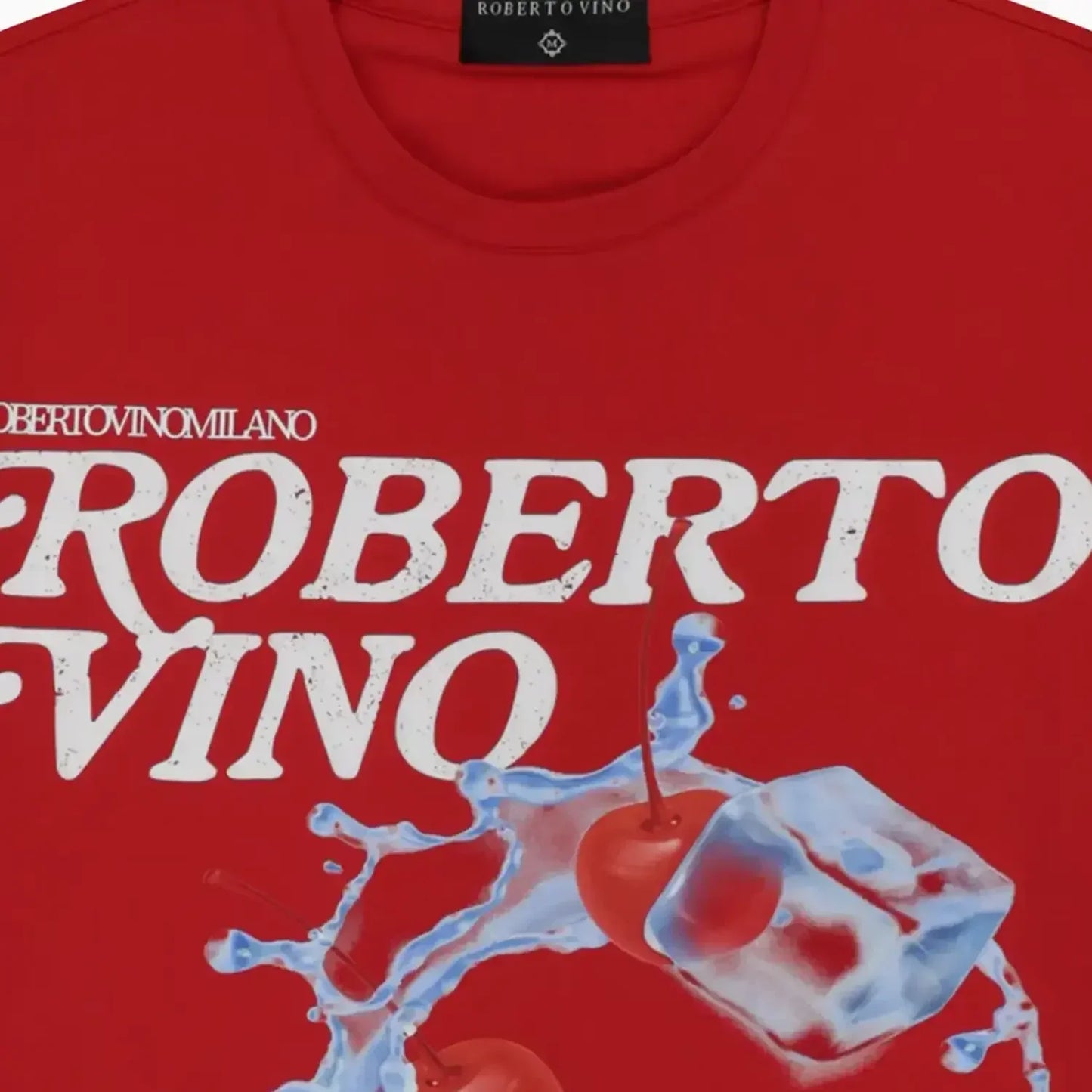 Men's Fresh Cherry Crew Neck T-Shirt