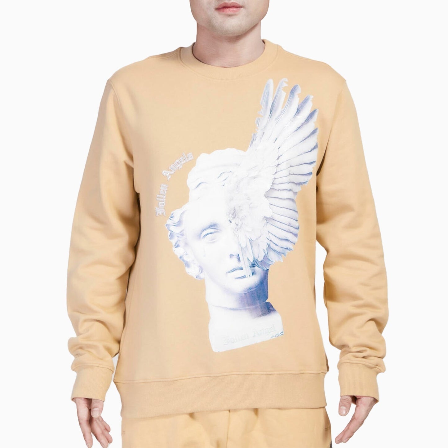 Men's Fallen Angel Sculpture Sweatshirt