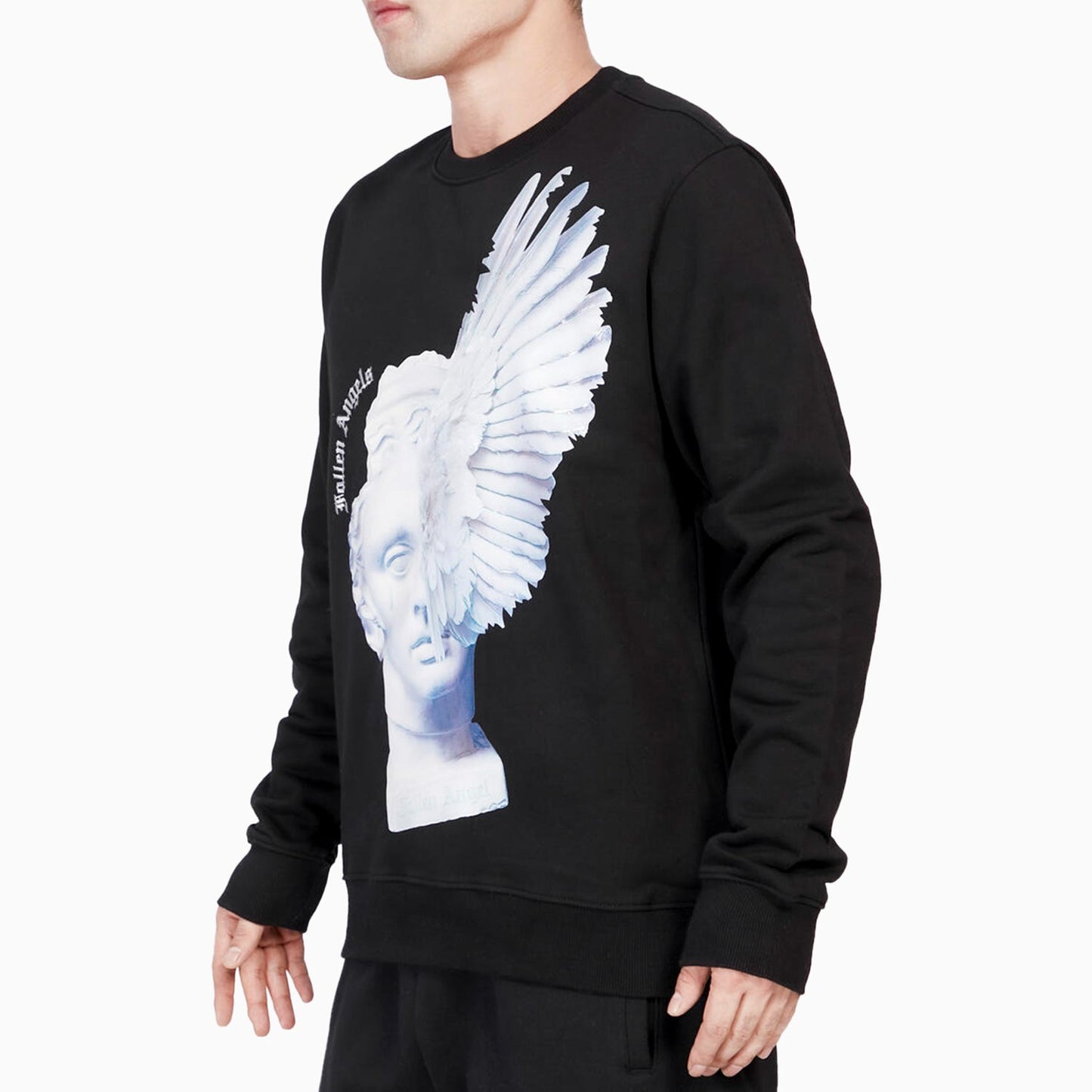 Men's Fallen Angel Sculpture Sweatshirt