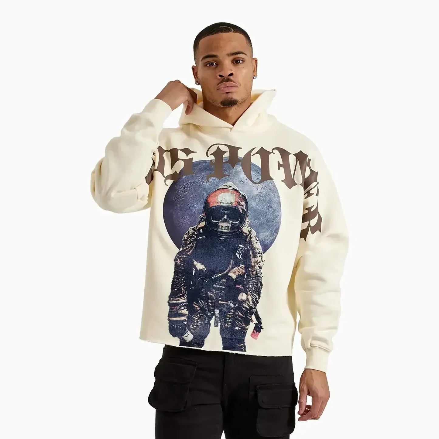 Men's Gods Power Cropped Fleece Hoodie