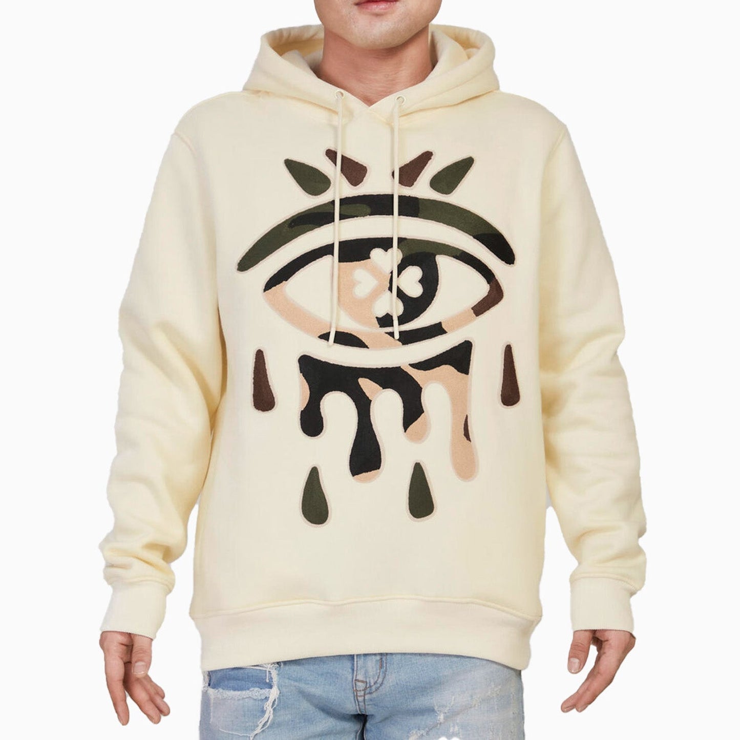 Men's Tears Camo Pull Over Hoodie
