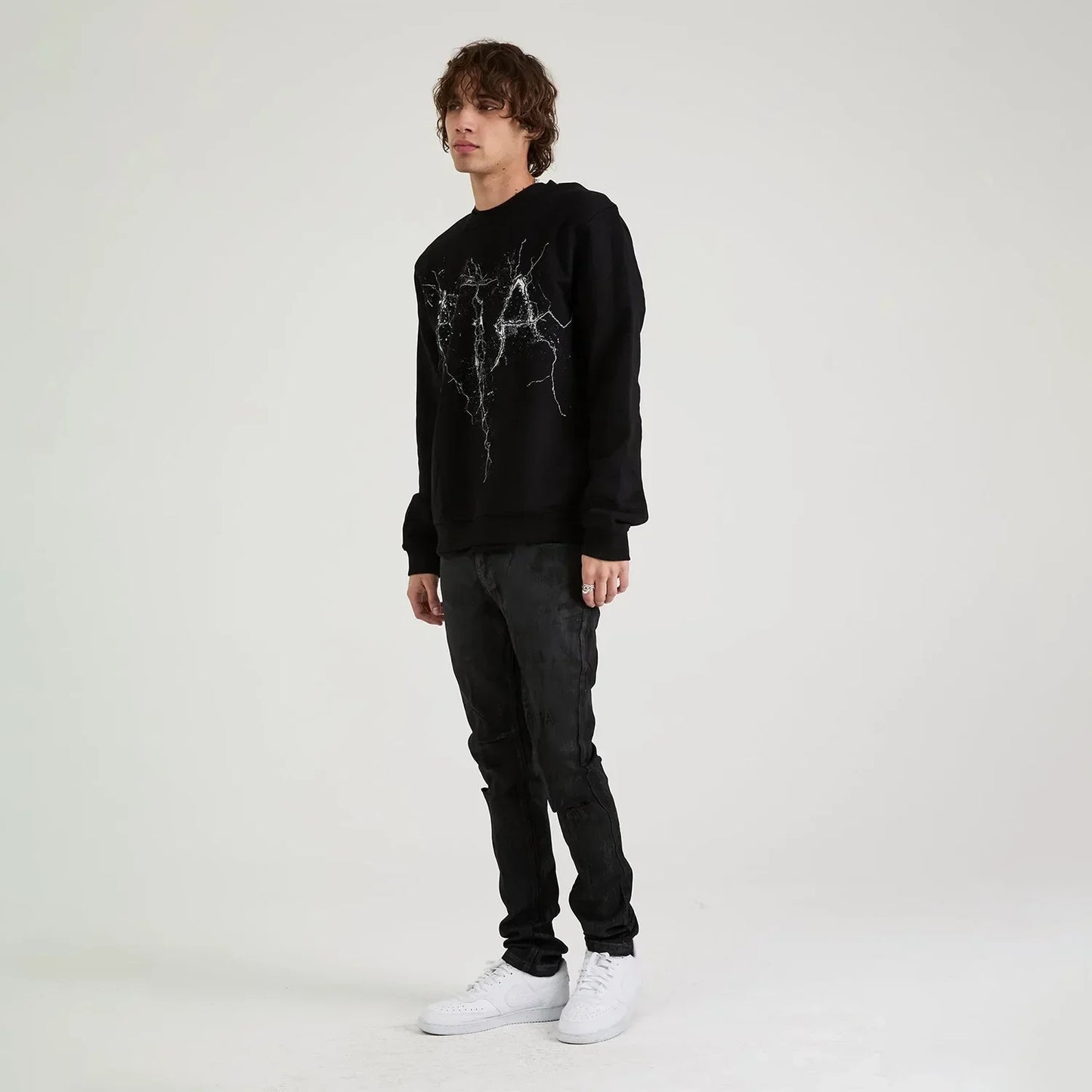 Men's Charles Cracked Logo Sweatshirt