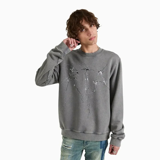 Men's Charles Cracked Logo Sweatshirt