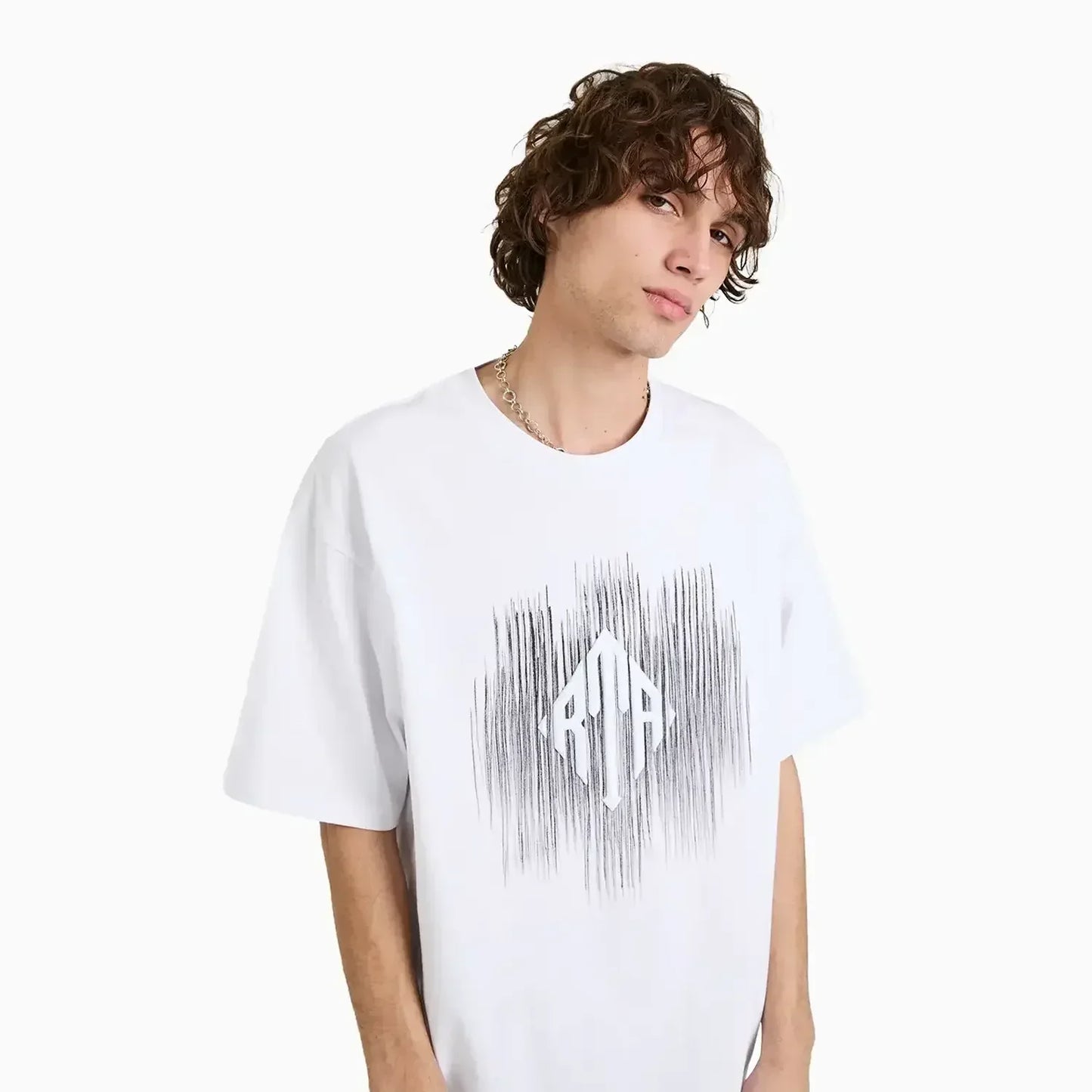 Men's Colin Etched Monogram Crew T-Shirt