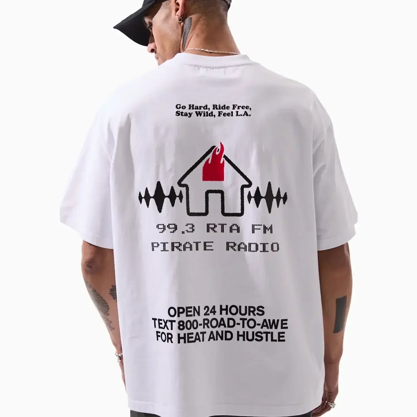 Men's Colin Wjite Radio T-Shirt