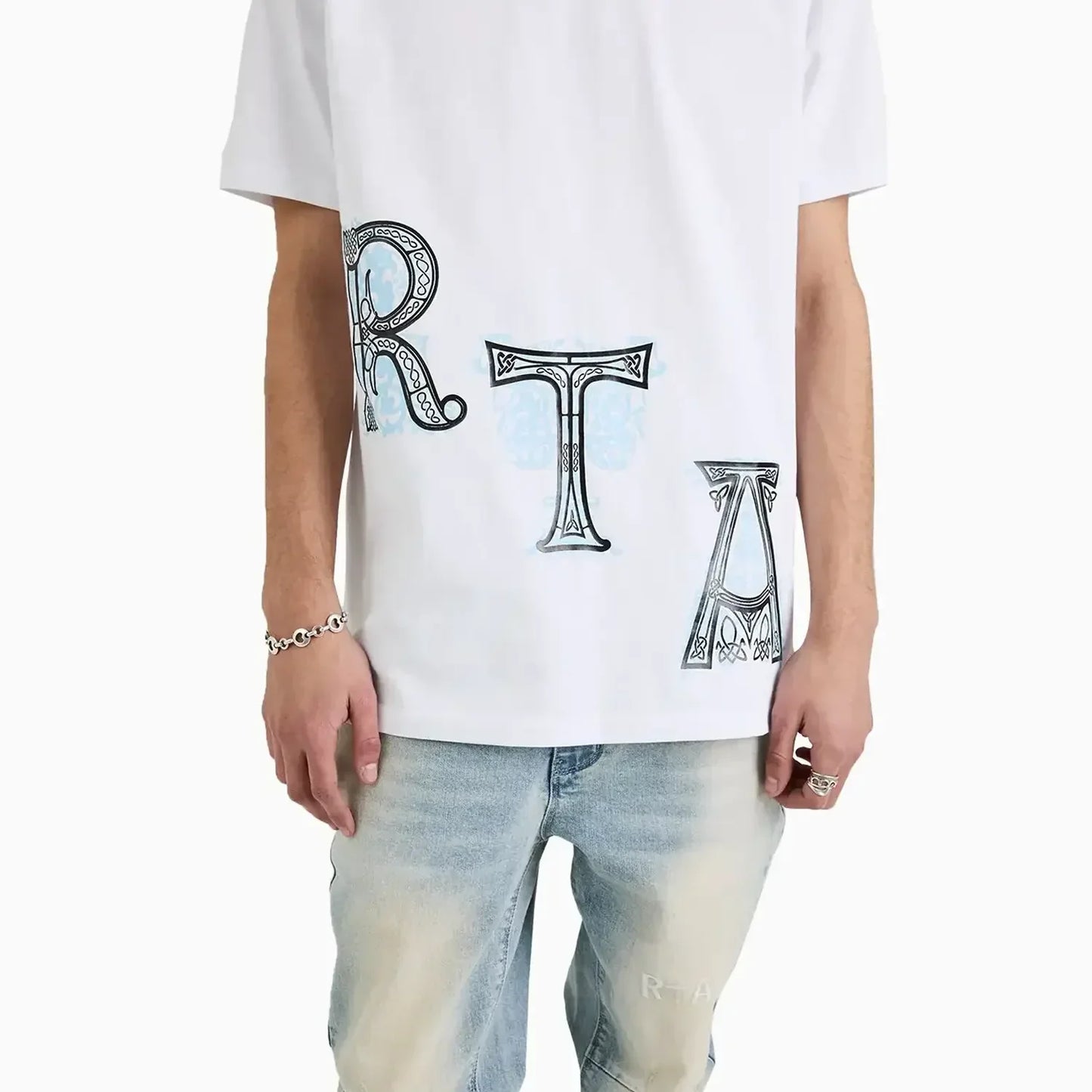 Men's Liam Illuminated Diagonal Logo Crew T-Shirt