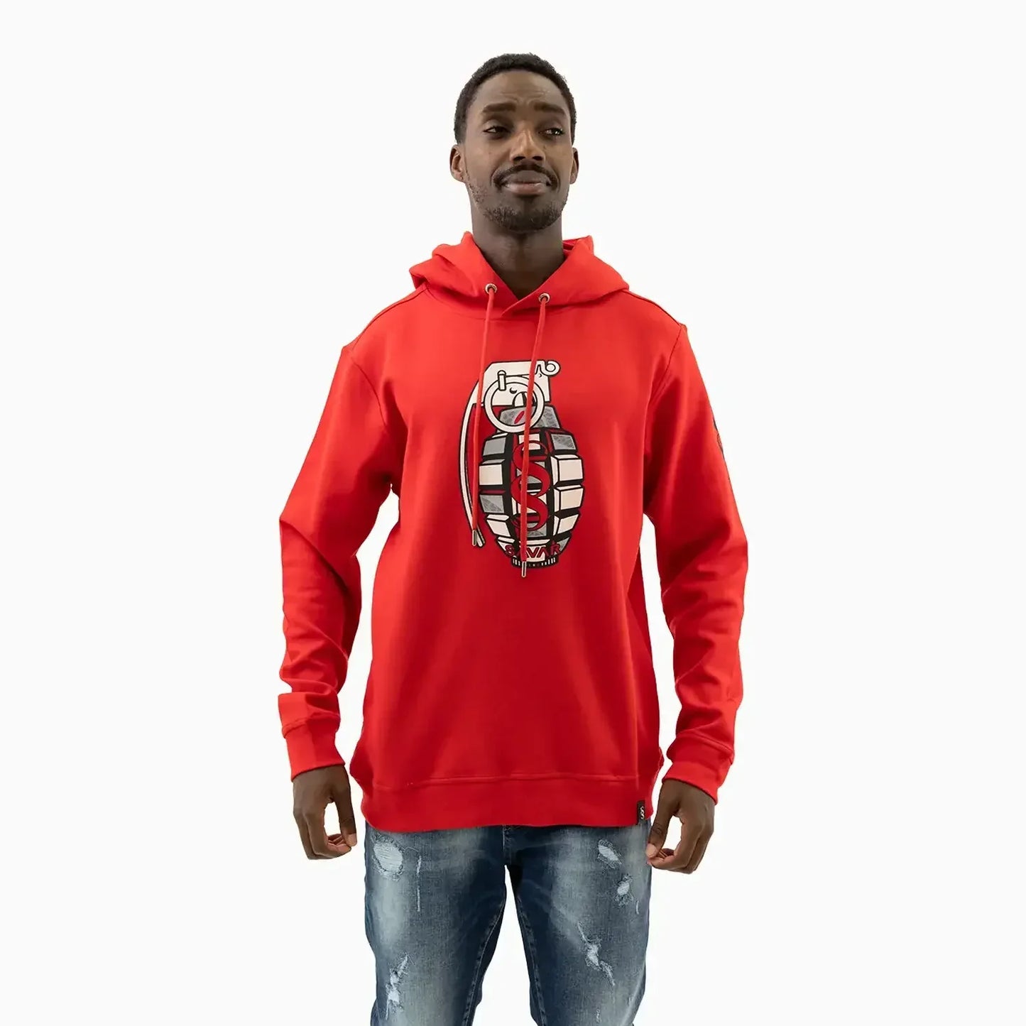 Men's Grenade Graphic Pull Over Hoodie