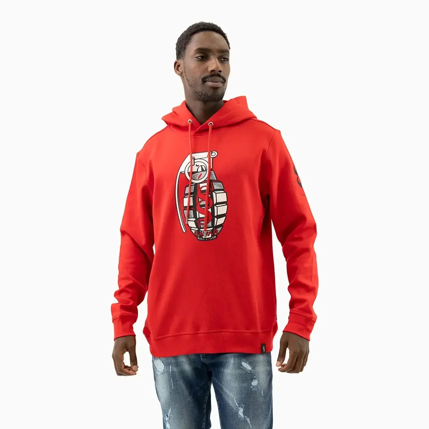 Men's Grenade Graphic Pull Over Hoodie