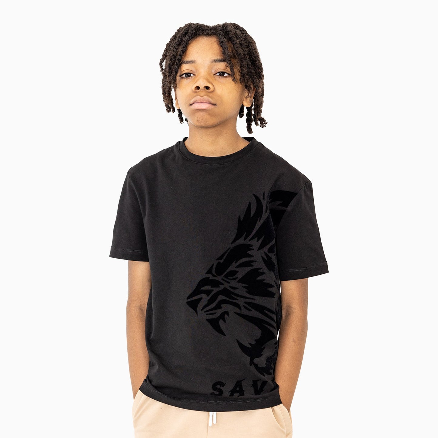 Kid's Beast Fearless Brave Short Sleeve T-Shirt