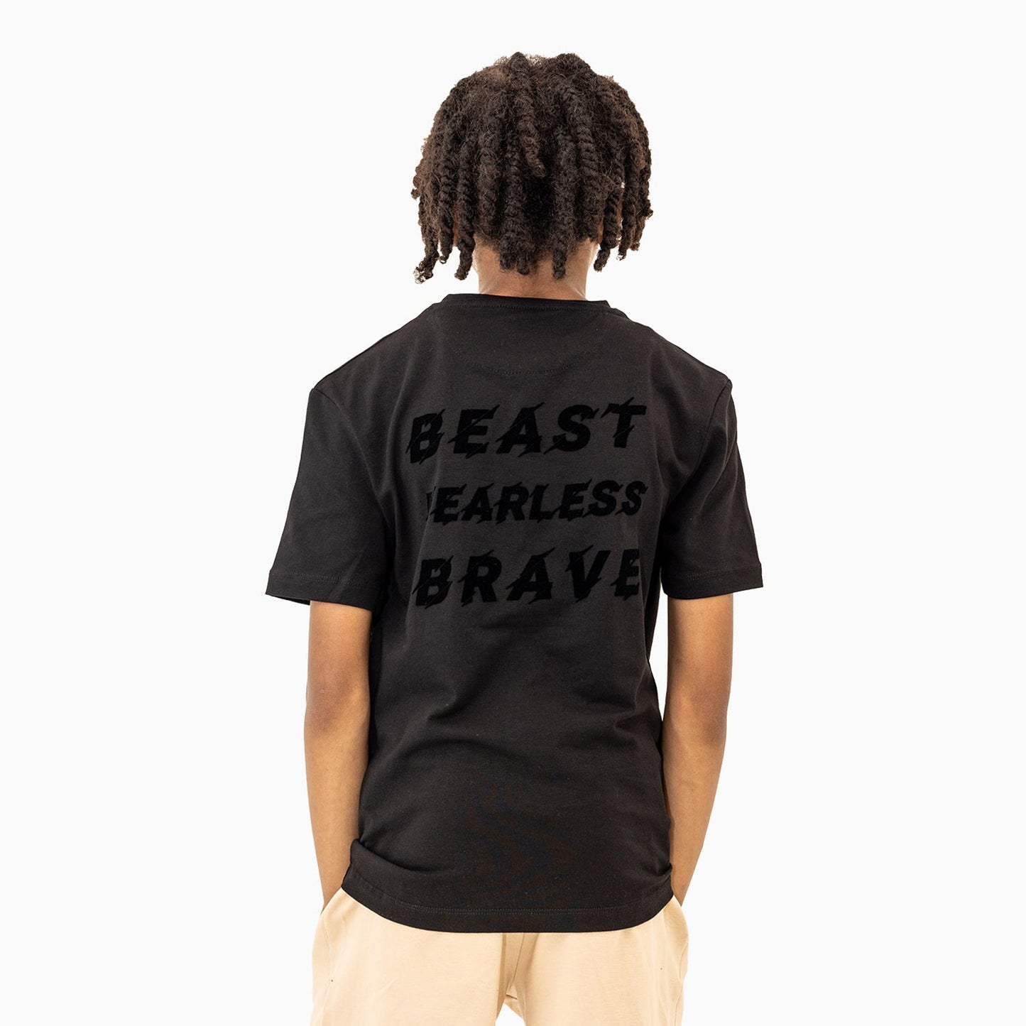 Kid's Beast Fearless Brave Short Sleeve T-Shirt