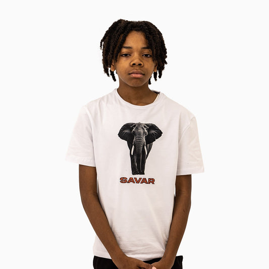 Kid's Elephant Logo Short Sleeve T-Shirt