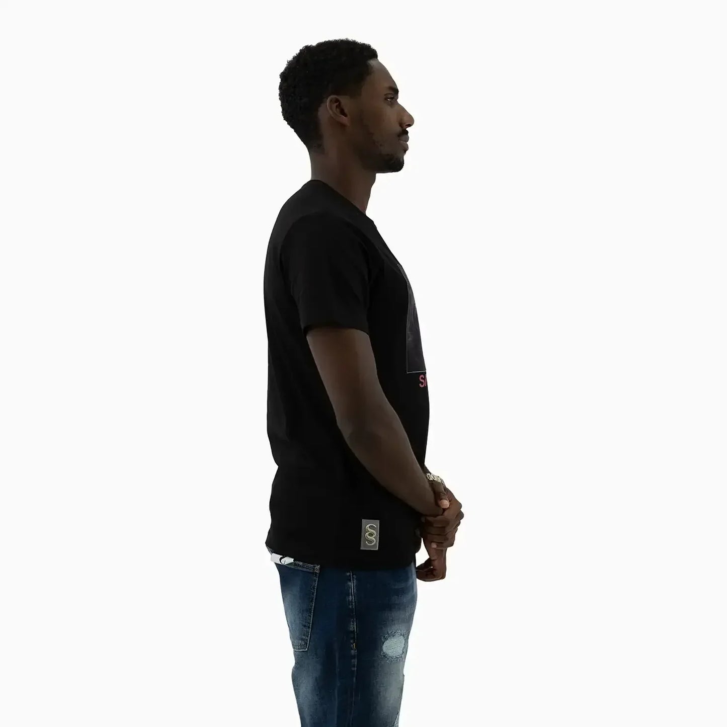 Men's Black Panther Graphic Short Sleeve T-Shirt