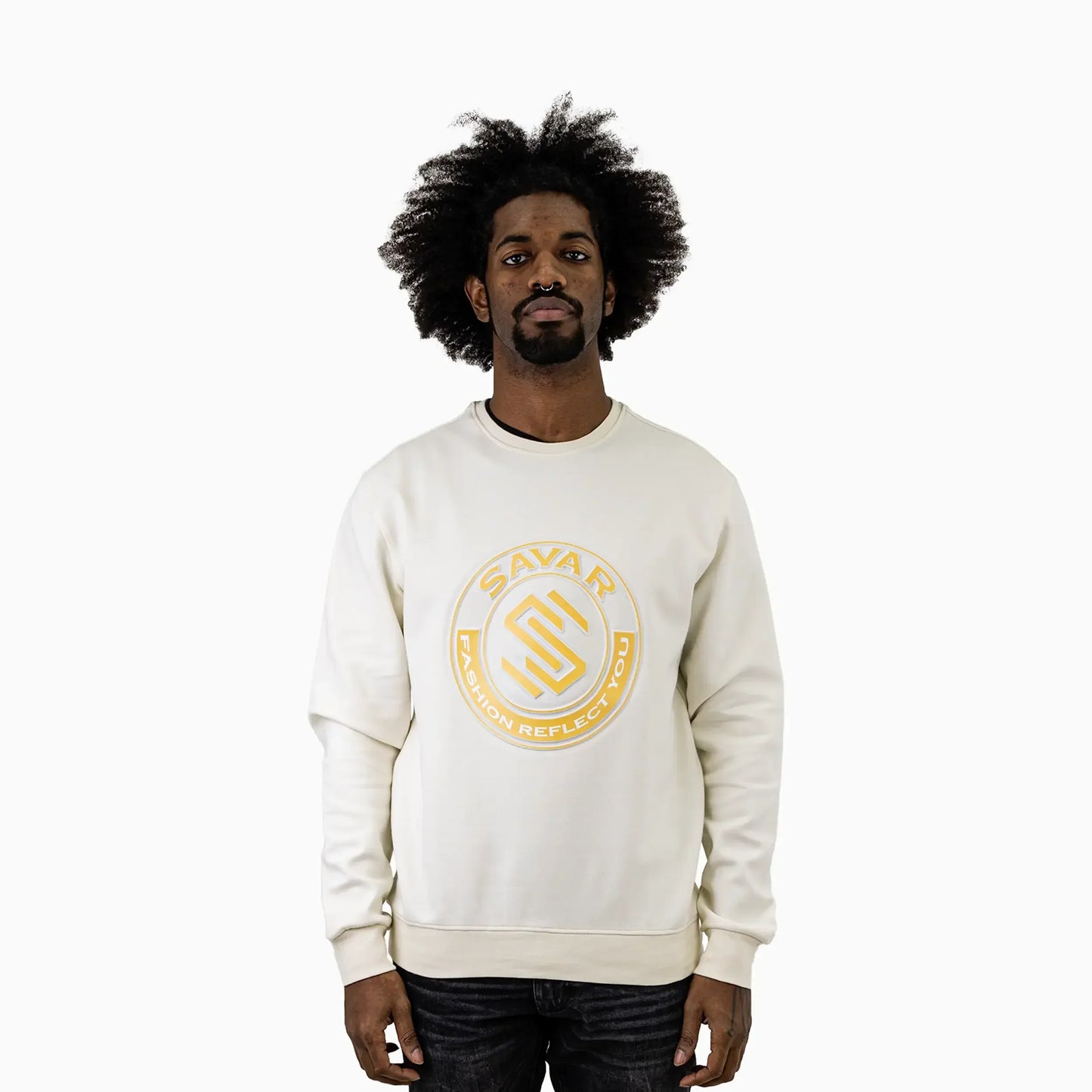Men's Circle Crew Neck Sweatshirt