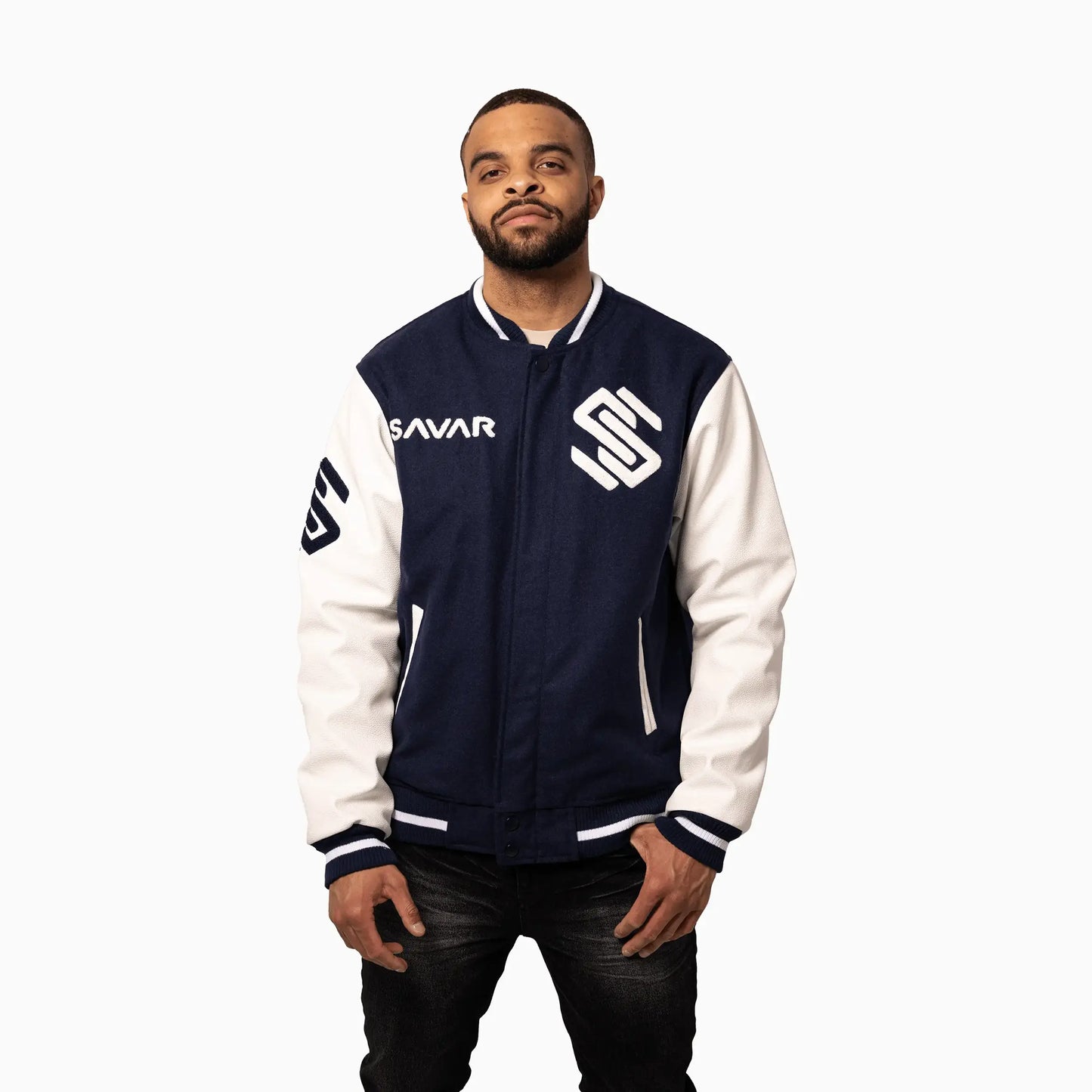 Men's Circle Wool Varsity Jacket
