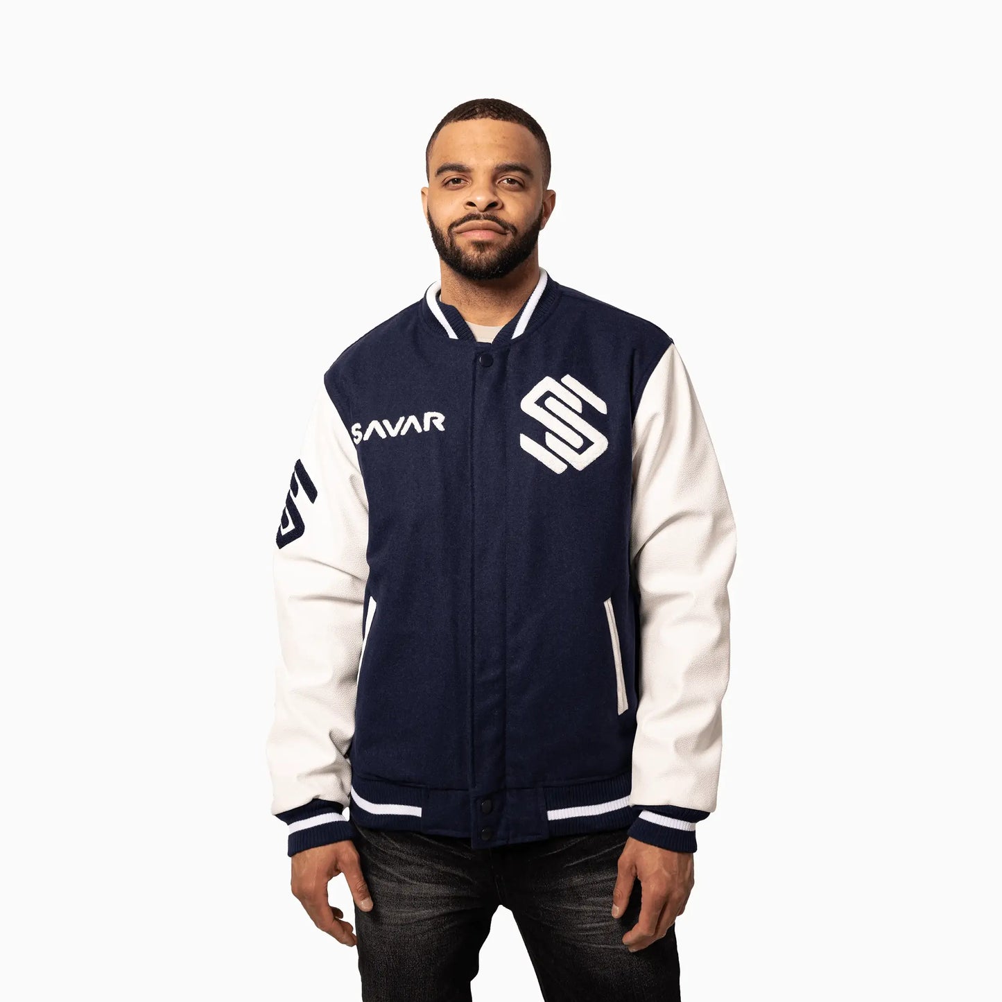Men's Circle Wool Varsity Jacket
