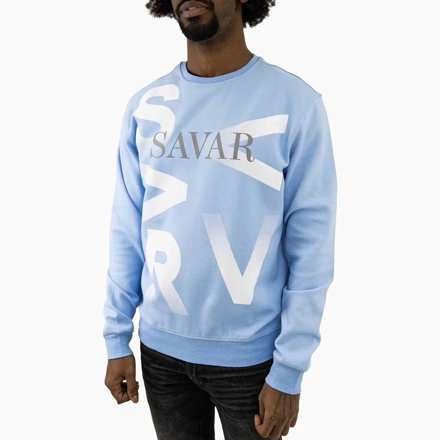 Men's Gradient Crew Neck Sweatshirt