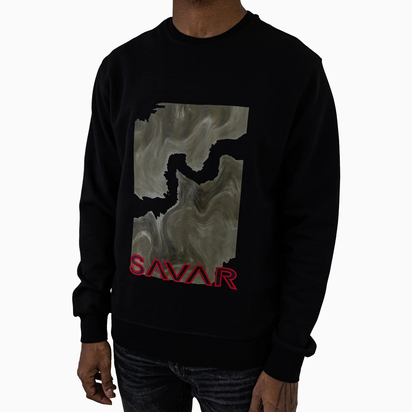 Men's Mosaic Crew Neck Sweatshirt