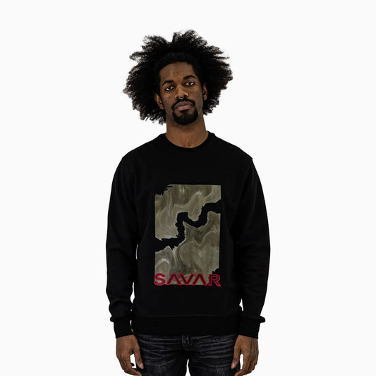 Men's Mosaic Crew Neck Sweatshirt