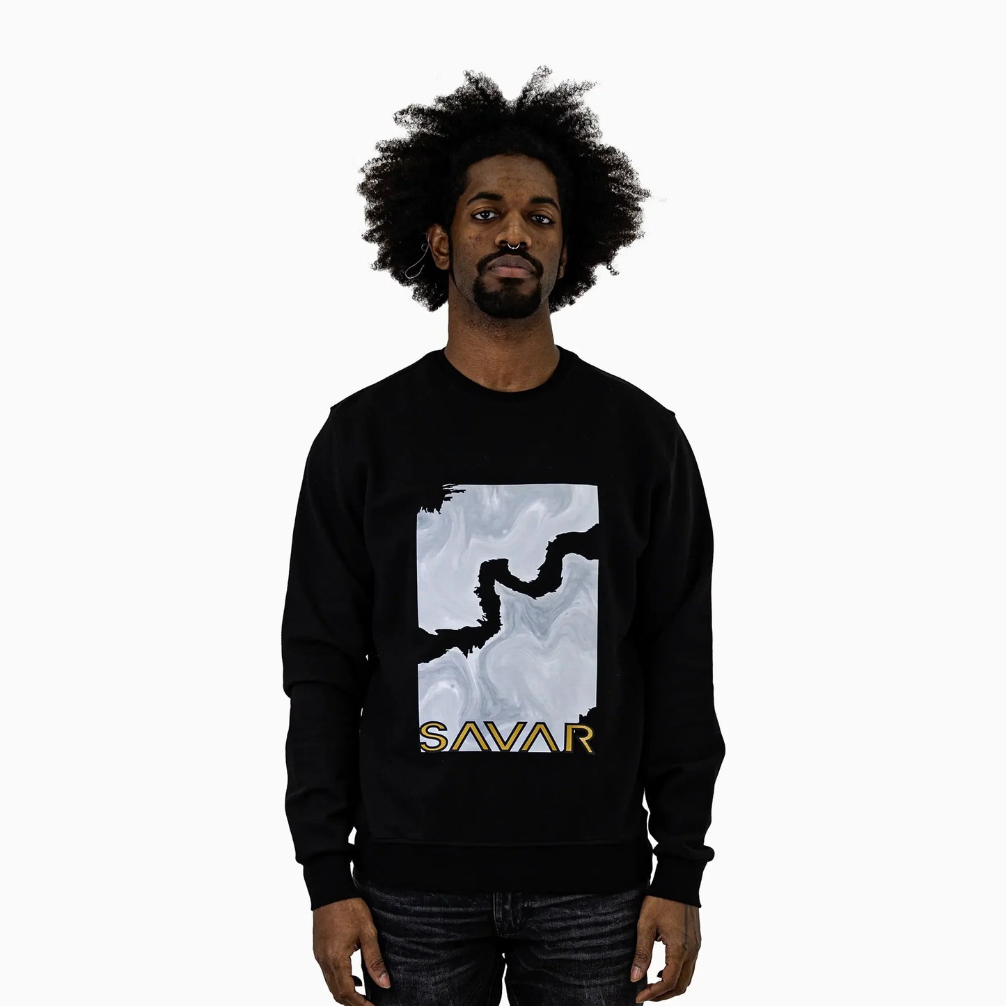 Men's Mosaic Crew Neck Sweatshirt