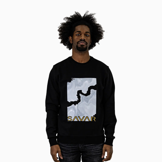 Men's Mosaic Crew Neck Sweatshirt