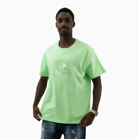 Men's Palm Tree Graphic Short Sleeves T-Shirt