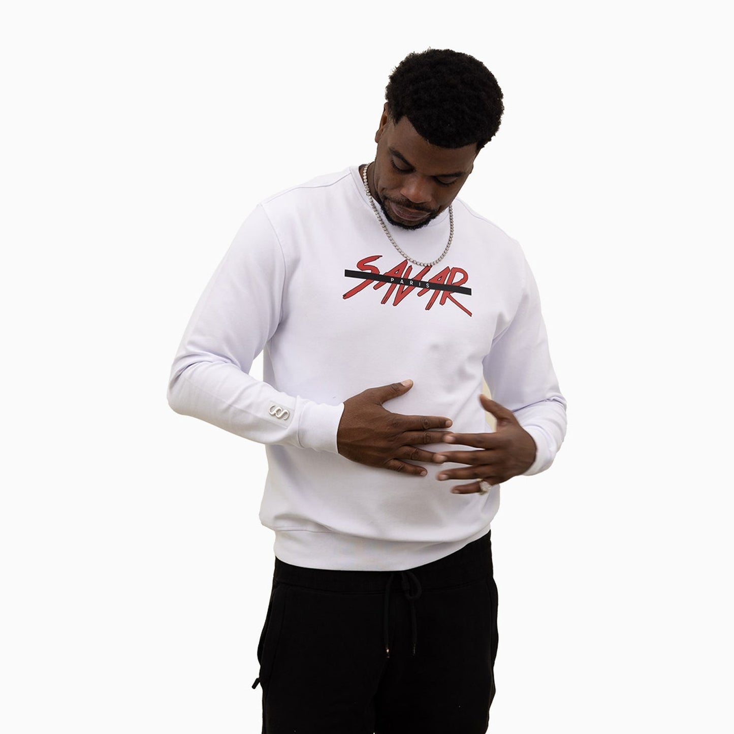 Men's Savar Paris Crew Neck Sweatshirt