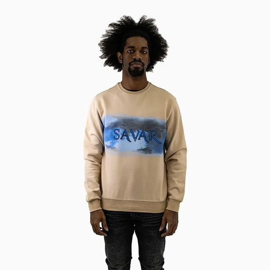 Men's Smoke Savar Logo Crew Neck Sweatshirt