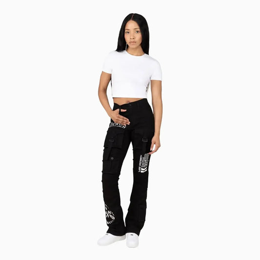 Women's High Rise Printed Pant