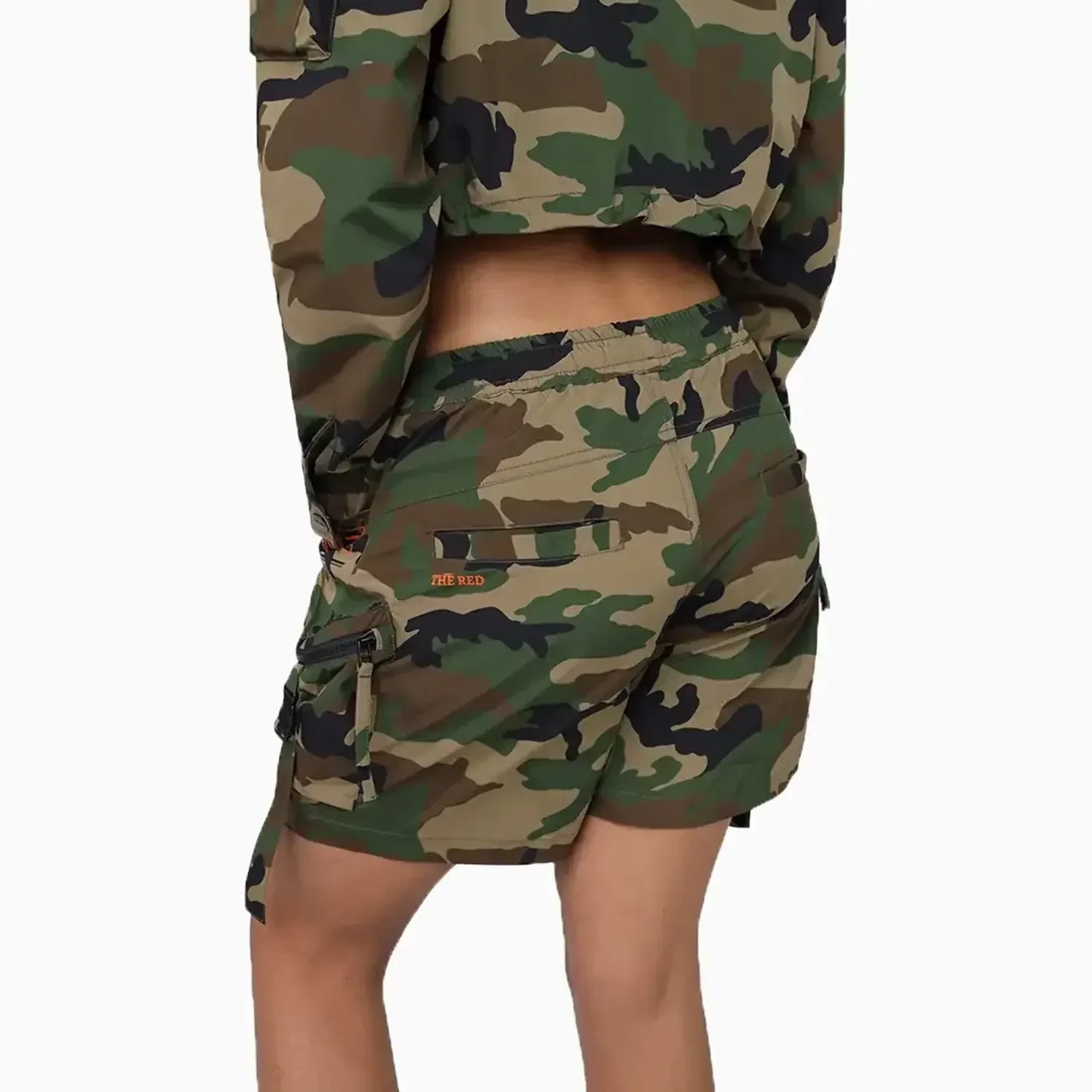 Women's Utility Nylon Printed Outfit