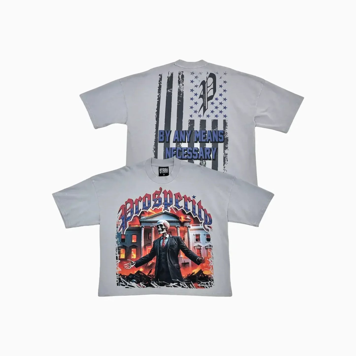 Men's By Any Means Necessary Drop Shoulders T-Shirt