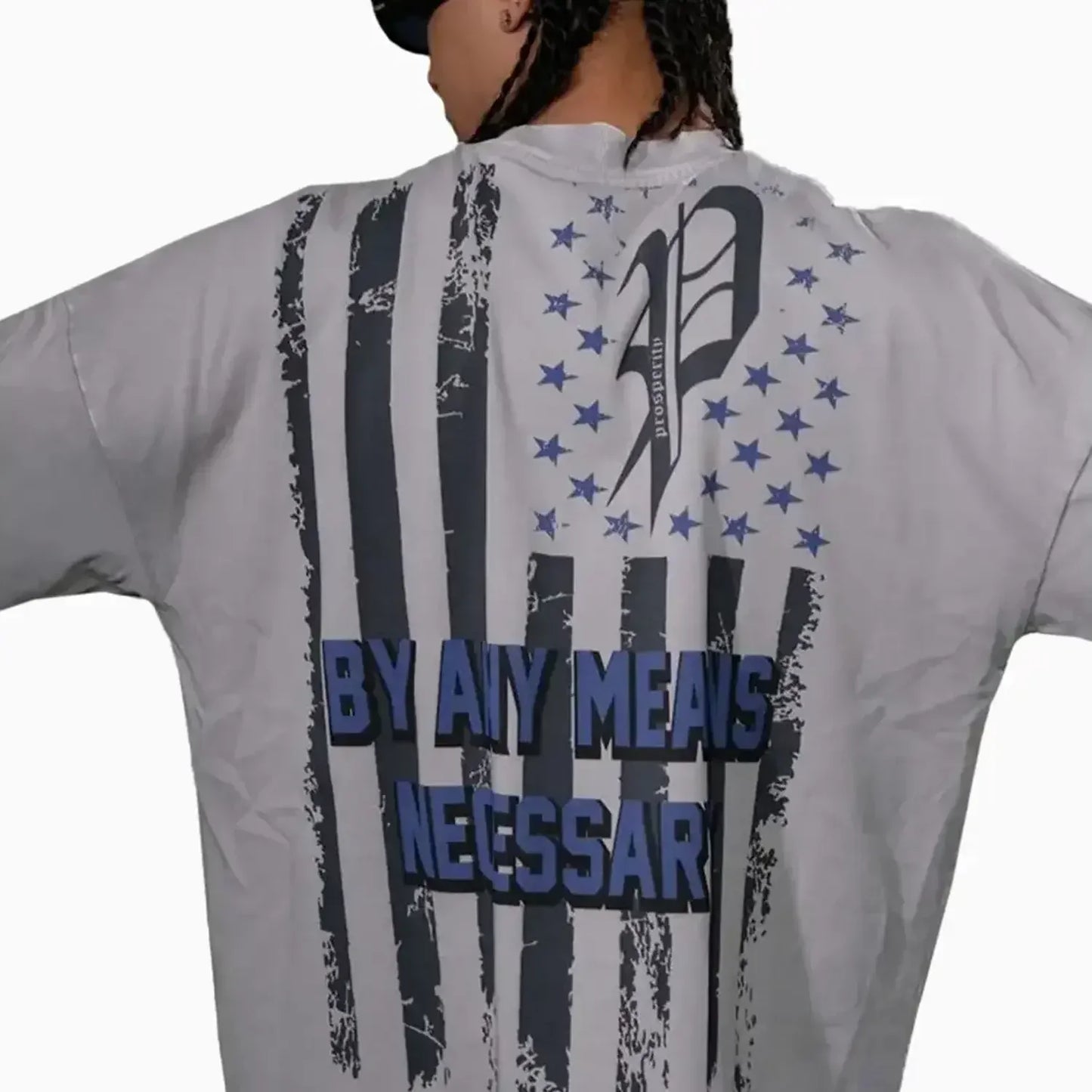 Men's By Any Means Necessary Drop Shoulders T-Shirt