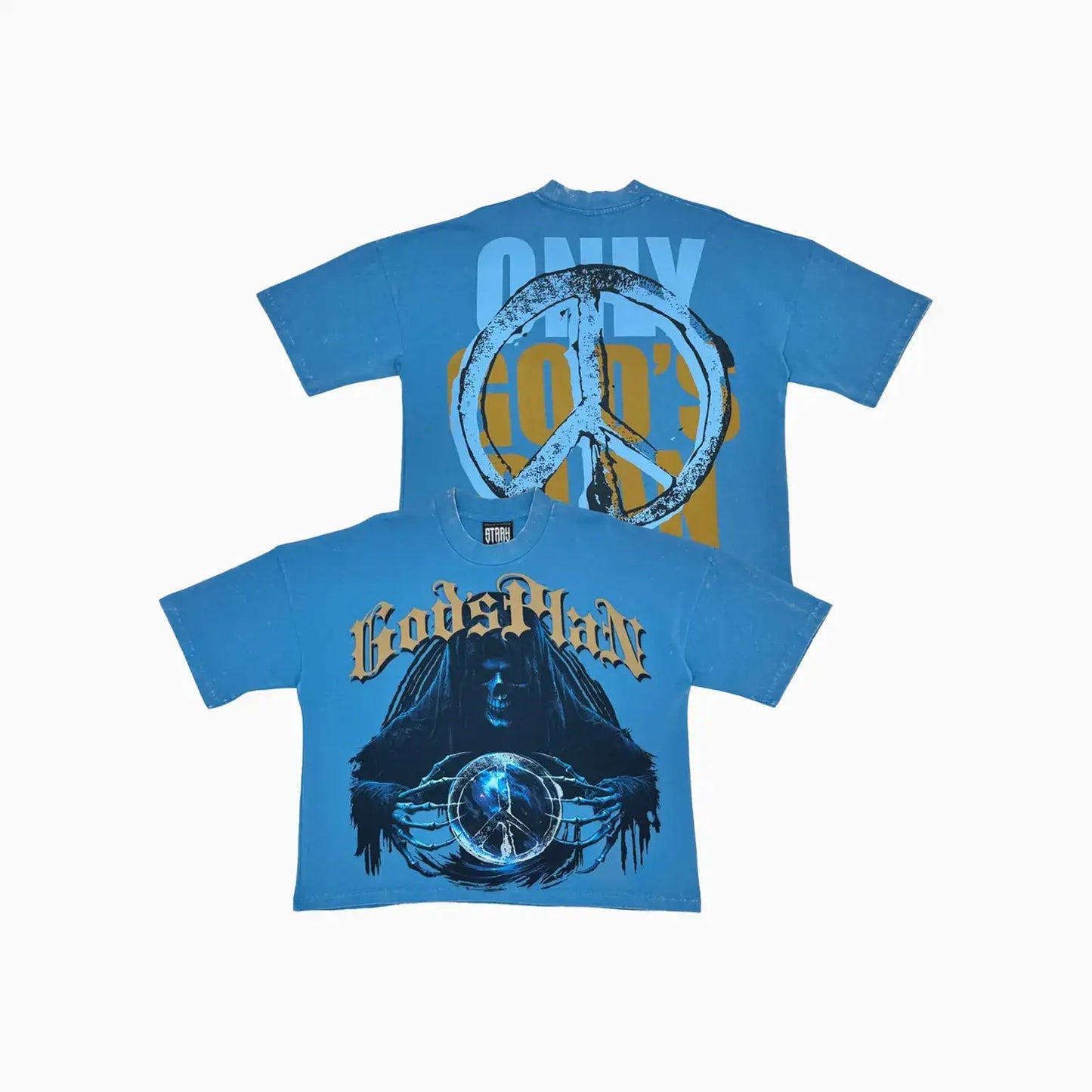 Men's Wide Crop Fit Drop Shoulders T-Shirt