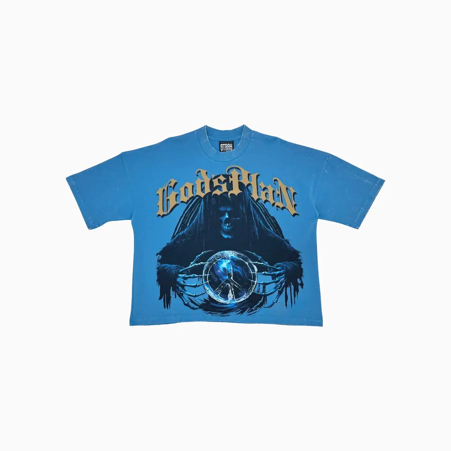 Men's Wide Crop Fit Drop Shoulders T-Shirt