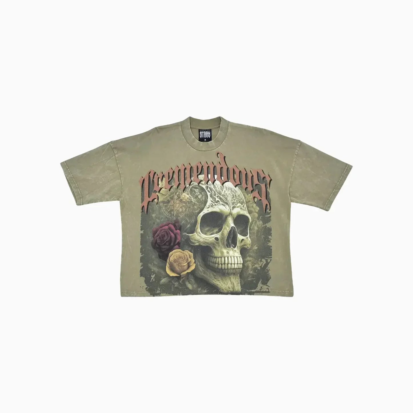 Men's Wide Crop Fit Drop Shoulders T-Shirt