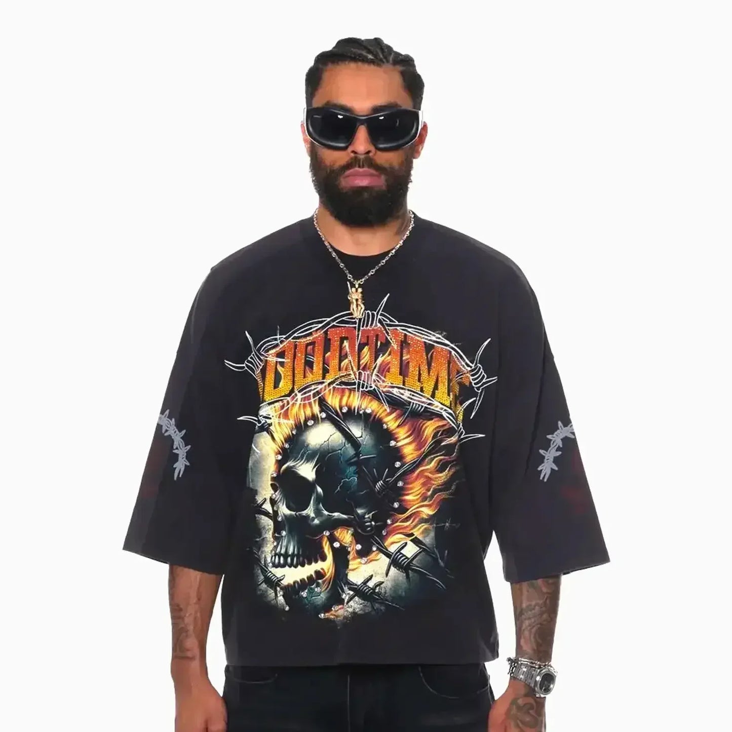 Men's Wide Crop Fit Short Sleeve T-Shirt