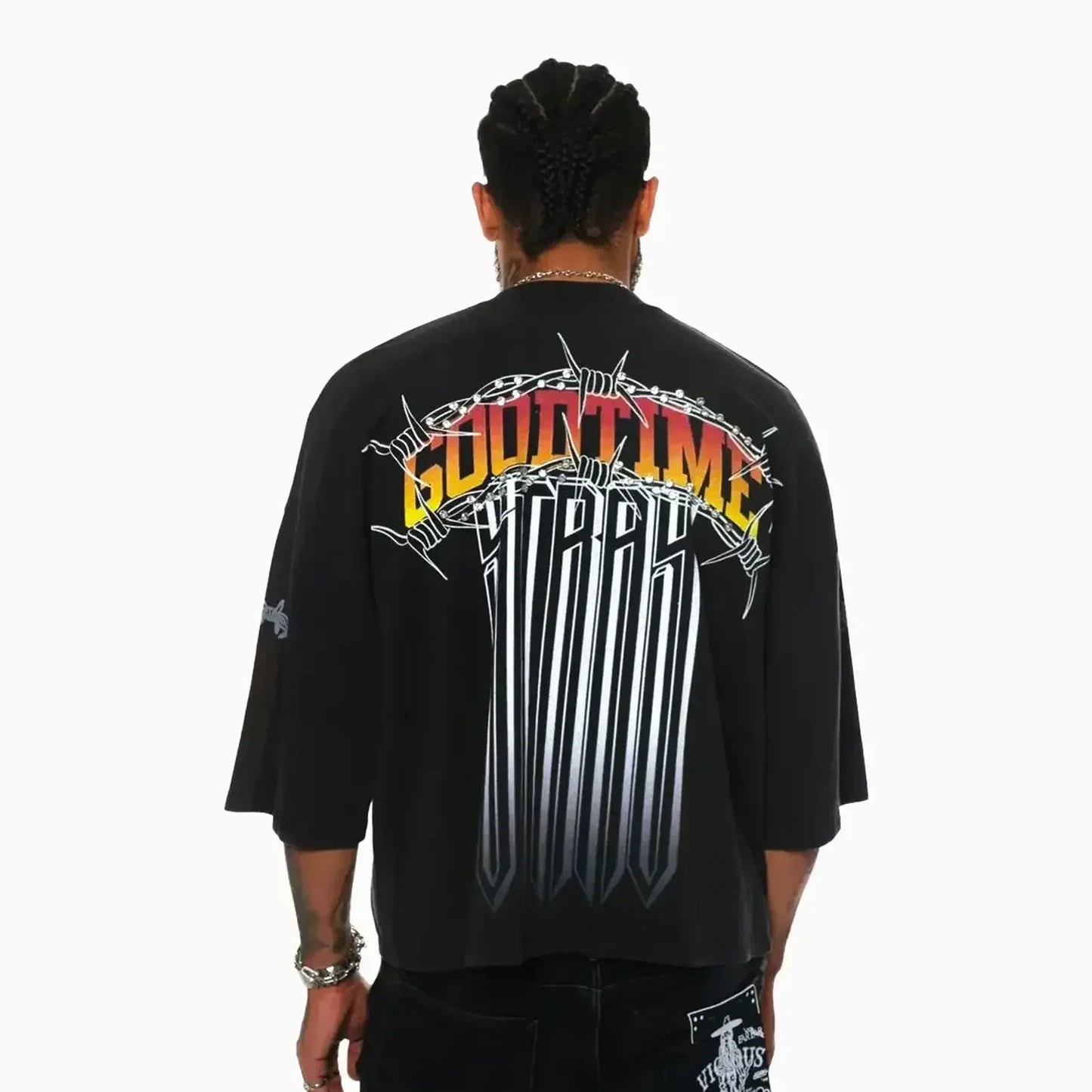 Men's Wide Crop Fit Short Sleeve T-Shirt