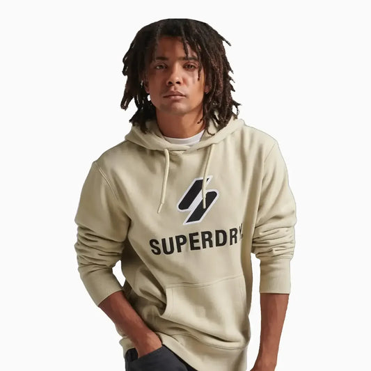 Men's Stacked Applique Logo Hoodie