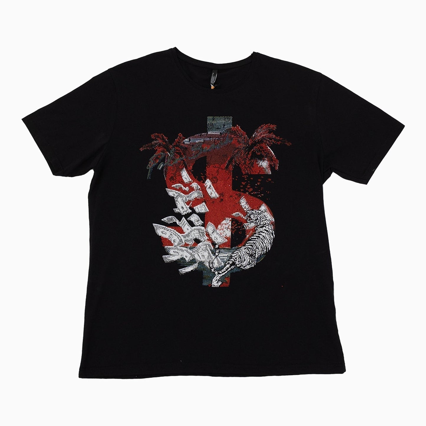 Men's Rhinstone Graphic T Shirt