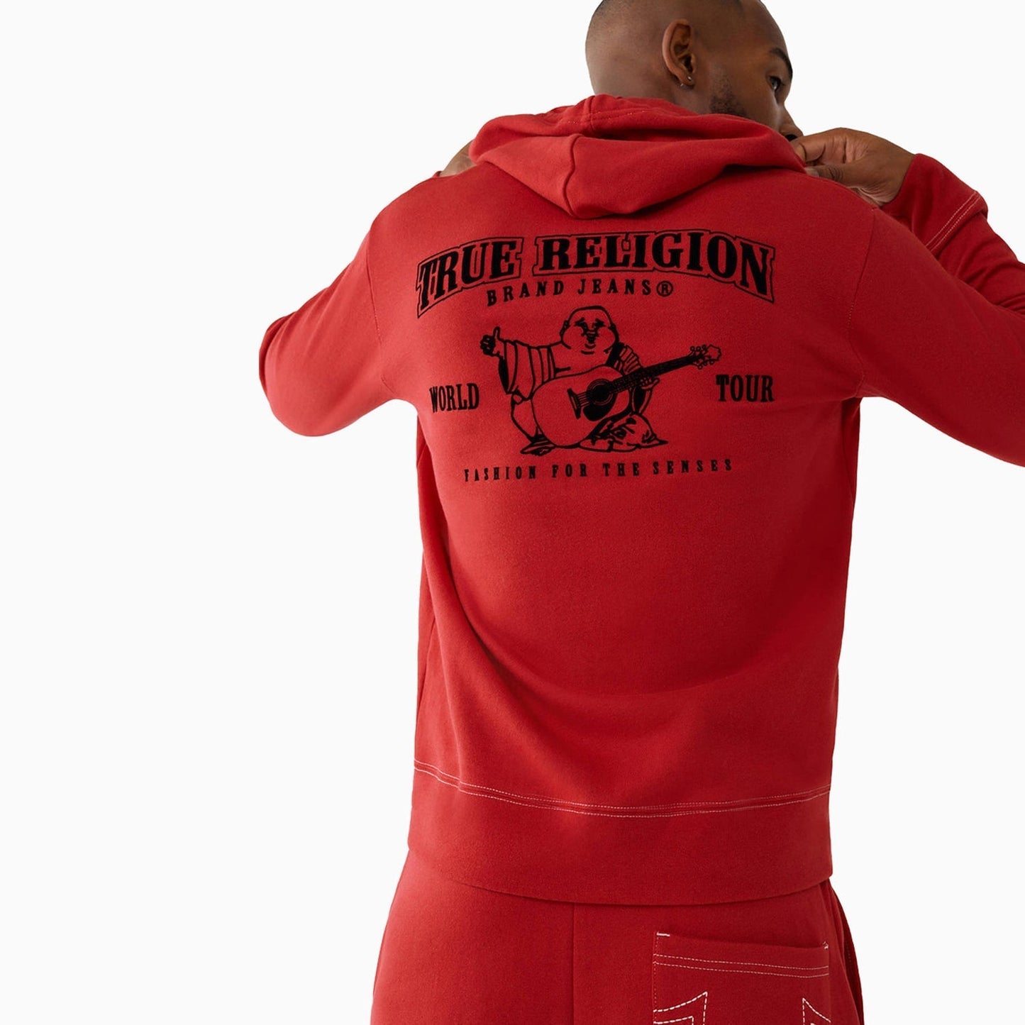 Men's Buddha Logo Zip Hoodie