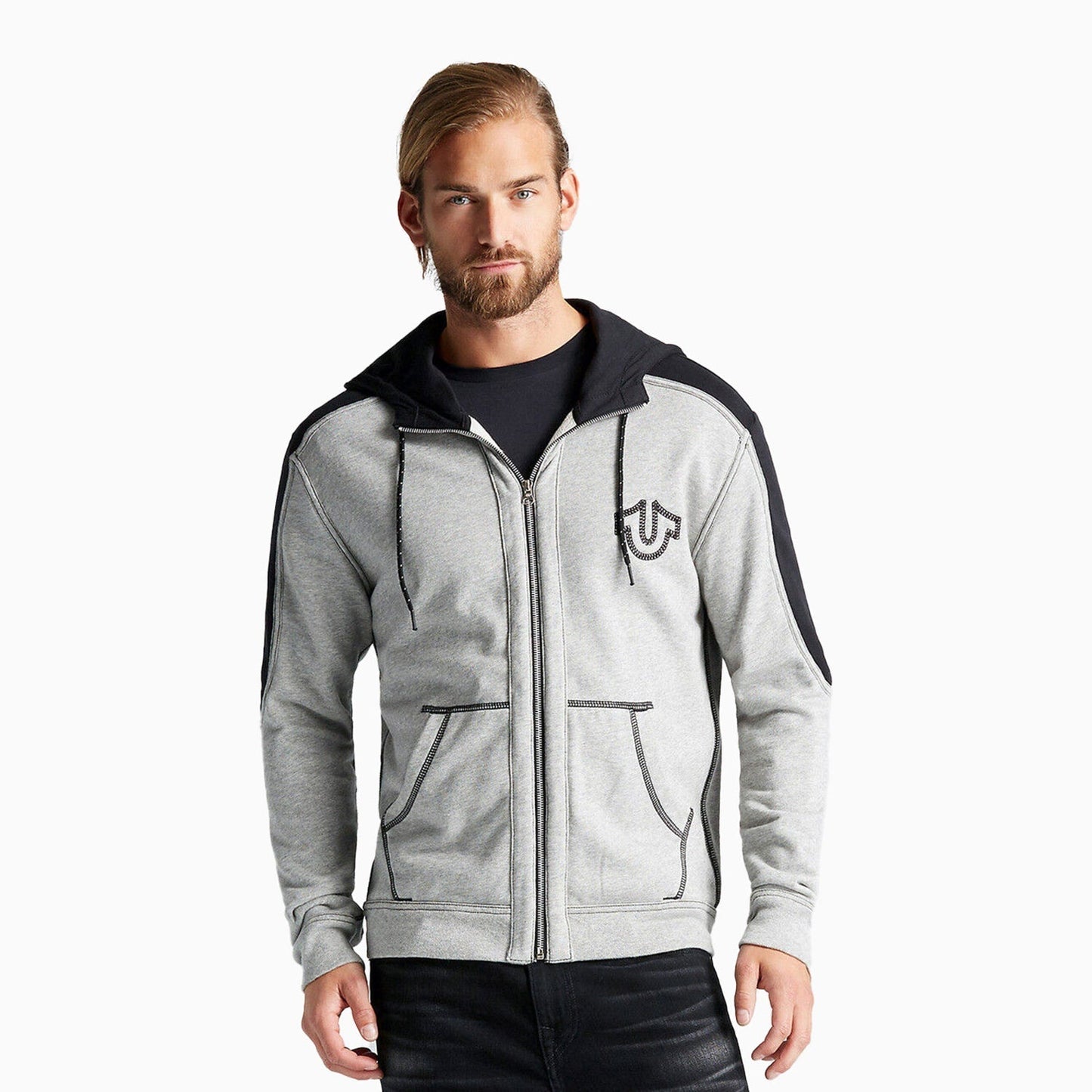 Men's Slim Fit Full Zip Hoodie