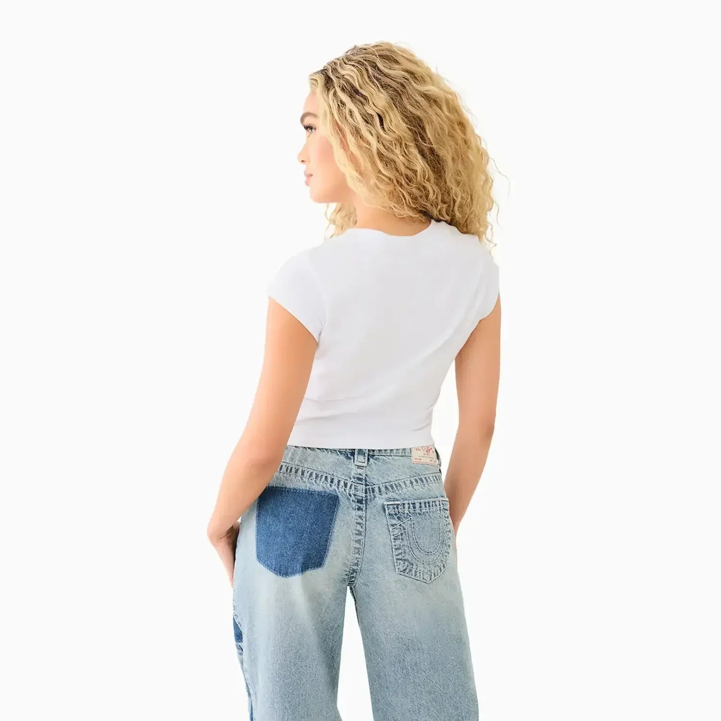 Women's Cuff Sleeve Baby T-Shirt