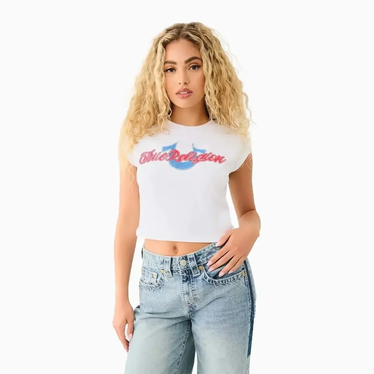 Women's Cuff Sleeve Baby T-Shirt